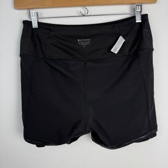 Athleta Ace Tennis Skort 13.5” Shorts Skirt Medium Black - Picture 9 of 11